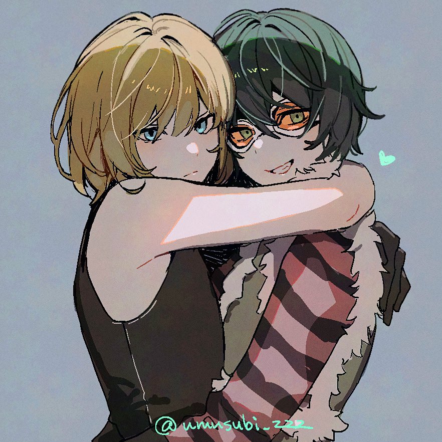 umusubi_zzz's tweet image. マトメロhug #DEATHNOTE #mello #matt