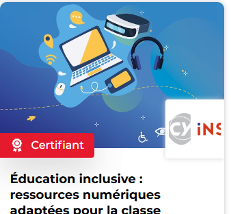 philippe2710g's tweet photo. Le MOOC « Education inclusive : ressources numériques adaptées pour la classe » commence le 1er juin. C’est sur FUN MOOC et les inscriptions (gratuites) sont ouvertes.
https://t.co/lvMyDRP1ov
Ses formations d’approfondissement
https://t.co/l3uwtM0wEC https://t.co/OhMv9mztcF