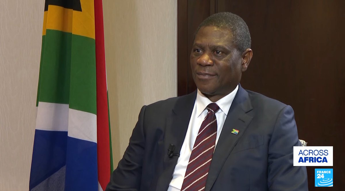 🇿🇦 On <a href="/FRANCE24/">FRANCE 24</a>'s #AcrossAfrica, <a href="/GCSF24/">Georja Calvin-Smith</a> spoke with #SouthAfrica’s Deputy President <a href="/PMashatile/">Paul Mashatile🇿🇦</a> , just hours before the Washington meeting between U.S. President Donald Trump and South Africa's President Cyril Ramaphosa.

Watch the full interview here👉 bit.ly/43rHeqV
