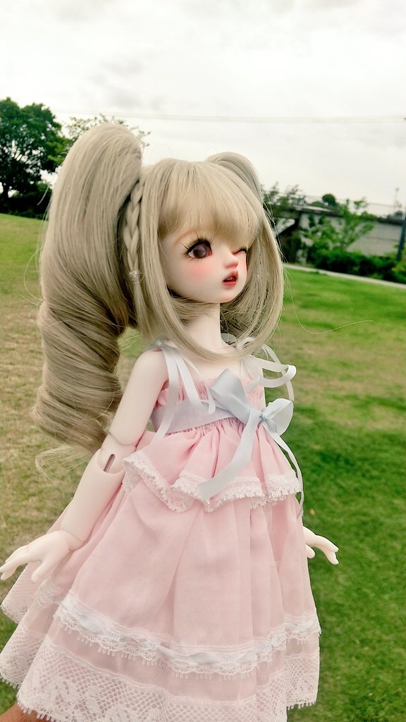 ハルカは元気だよ～💛
ハルハルって呼んでね
#うちのこかわいい
#カカプラネット
画境人形社 艾娃(ウィンクVer)