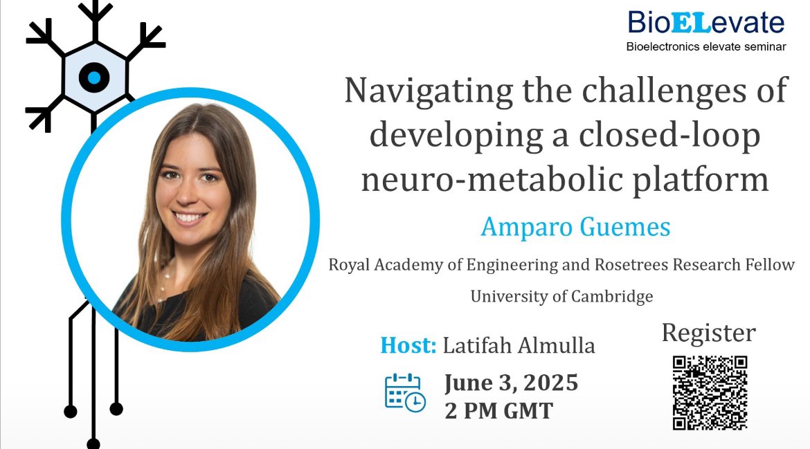 BioElevate Seminar Series (@bioelevate2025) on Twitter photo We are thrilled to kick off the BioElevate Seminar Series with our very first speaker, <a href="/AmparoGuemes/">Amparo Guemes</a> from the <a href="/Cambridge_Uni/">Cambridge University</a>!
👉 Register here: events.teams.microsoft.com/event/a098a81f… We are thrilled to kick off the BioElevate Seminar Series with our very first speaker, <a href="/AmparoGuemes/">Amparo Guemes</a> from the <a href="/Cambridge_Uni/">Cambridge University</a>!
👉 Register here: events.teams.microsoft.com/event/a098a81f…
