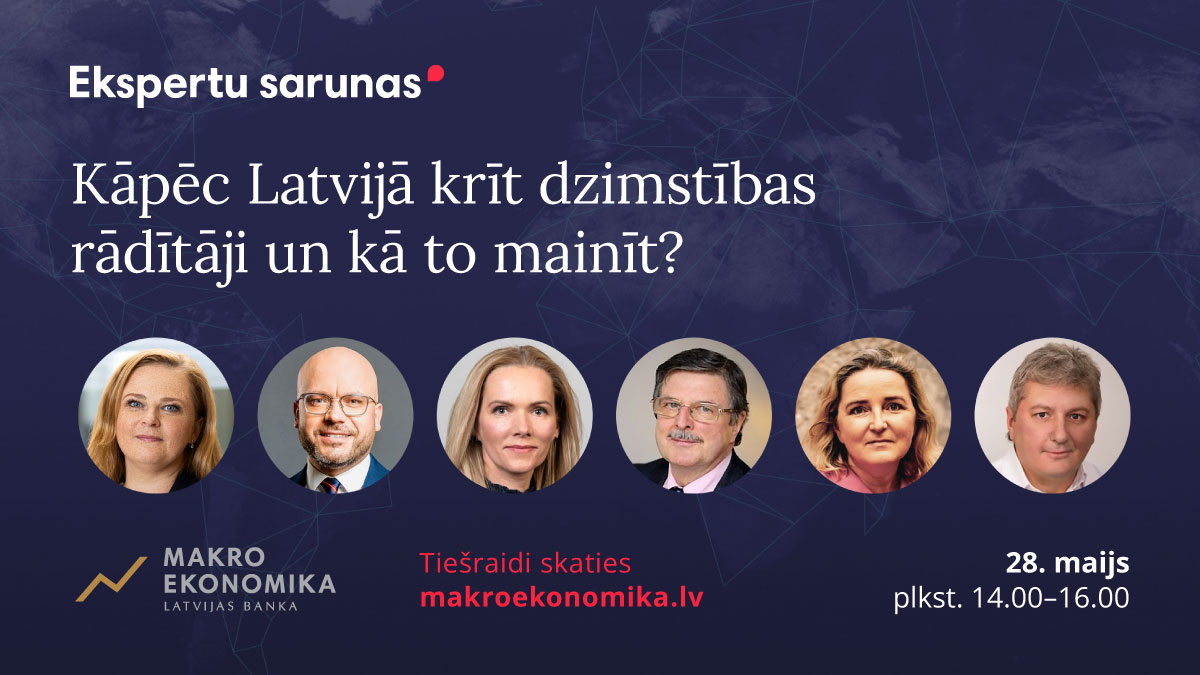 Jaundzimušo skaits 🇱🇻 samazinās arvien straujāk, un tas liek meklēt risinājumus, domājot gan par valsts nākotni, gan ekonomikas izaugsmi nākotnē.

🔹Kas var veicināt dzimstību?
🔹Ko rāda pētījumi par pabalstu ietekmi?
🔹Kas labi strādā citās valstīs?

🔗 makroekonomika.lv/ekspertu-sarun…