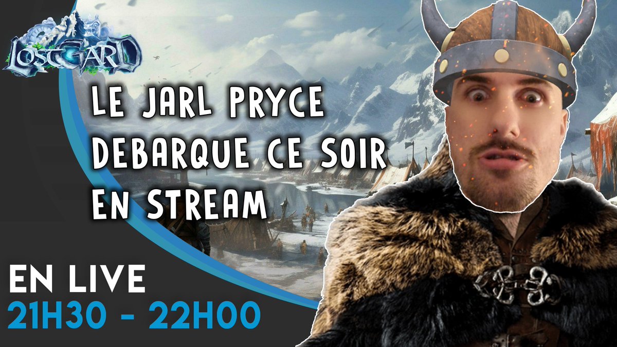 Ca fait longtemps la team !! 

OBEJECTIF 3 VIEWERS 1 SUBS !!! 

LE JARL PRYCE DEBARQUE ET PLUS ENCORE DES CE SOIR SUR <a href="/LostgardFR/">Lostgard</a> 

Au programme:
Danse
on va voir ce qu'on va faire sur le serveur
des lots à gagner
des subs goal à unlock !
(on est là pour toute la nuit peut être)