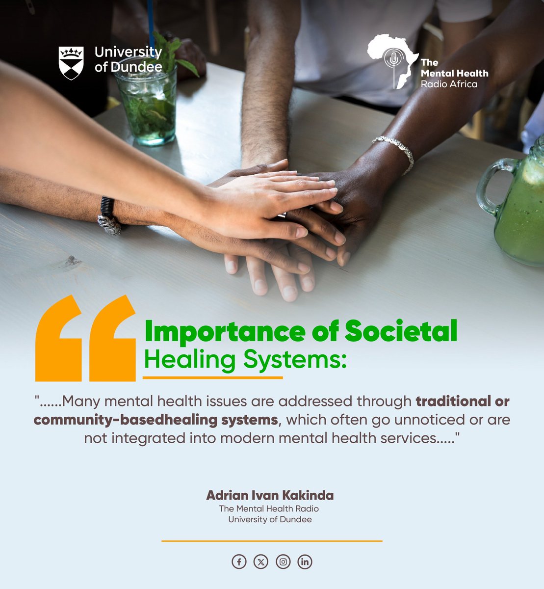 Many people still find comfort in the village well of wisdom~~traditional and community healing systems. These roots run deep, yet modern mental health care often overlooks them. Let’s not throw the baby out with the bathwater. 

To heal fully, we must bring the old and the new