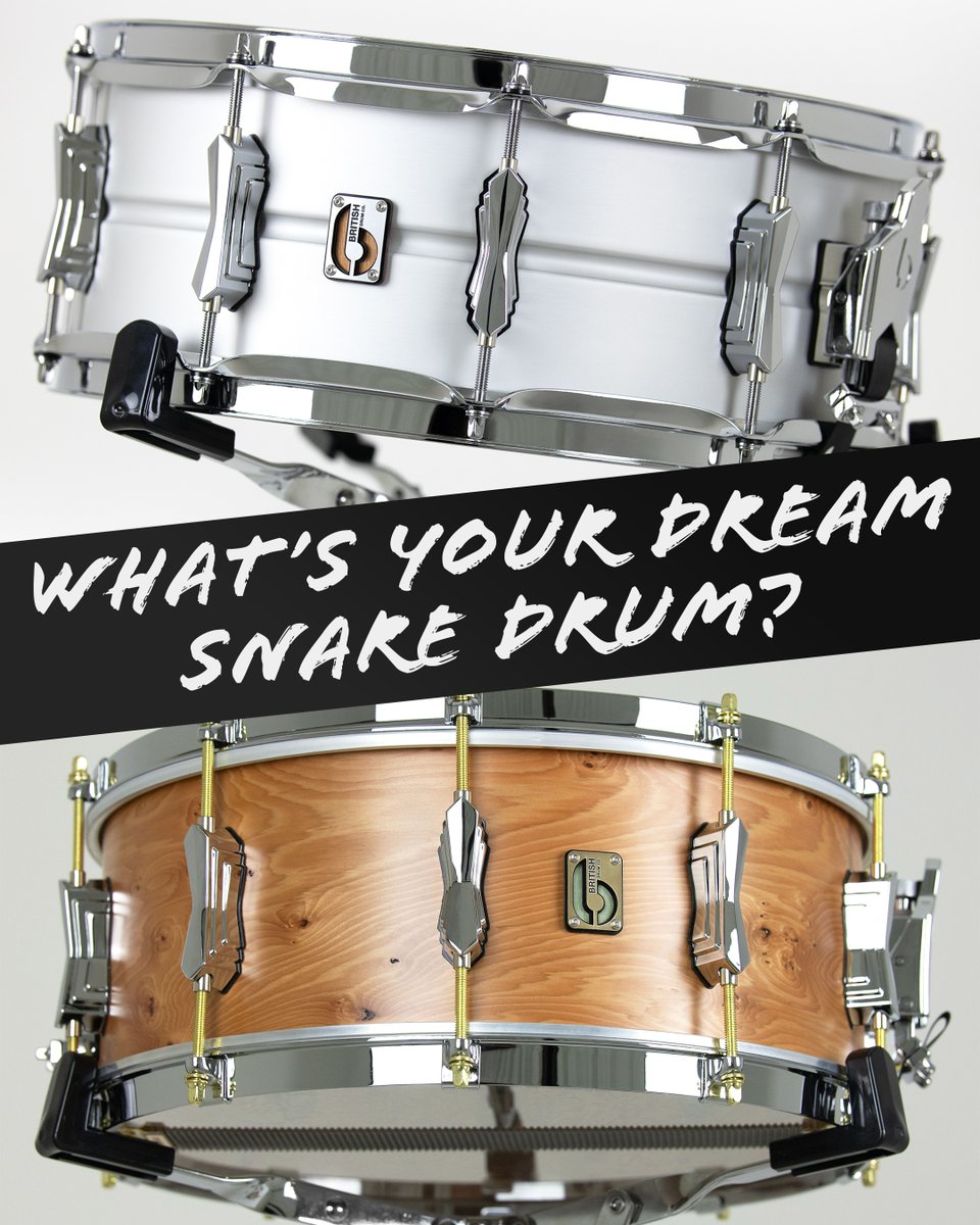 💭Imagine you could create the perfect snare drum 🥁

What would it look like? Share your thoughts on the material, size, and finish! 

We want to know all the details, drop a comment below! 🎶

#snaredrum #drumlife #drumlove #drummerlife #drumsetup