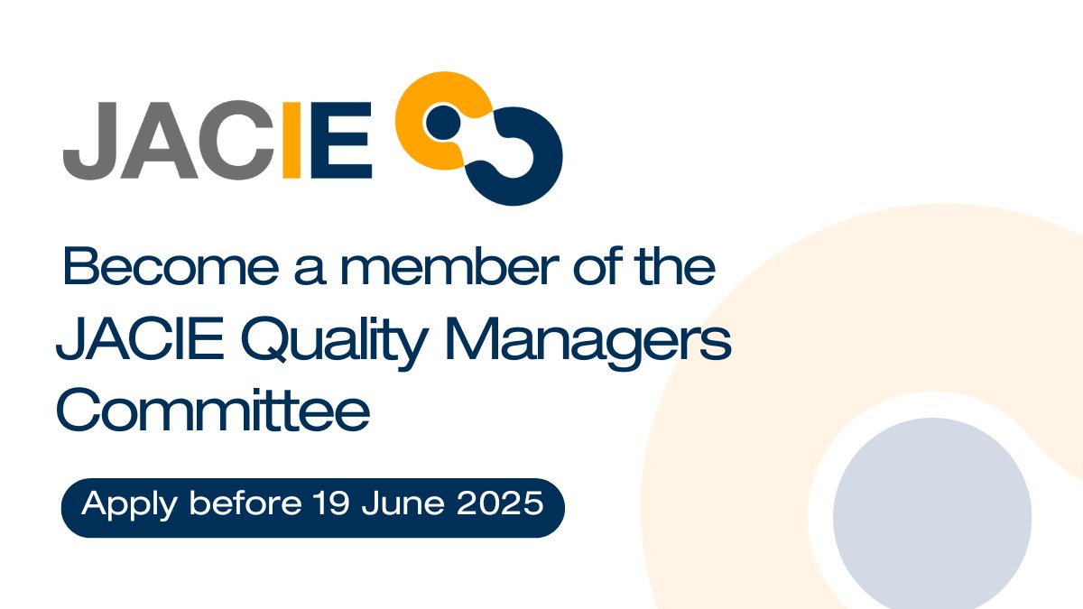 JACIE_EBMT's tweet image. 📢 Are you a Quality Manager at a #JACIE-accredited centre? QMC is recruiting new members!  Help shape quality standards, contribute to EBMT events and lead initiatives.

📅 Apply by 19 June 2025
🔗 Discover more about the process: ebmt.org/ebmt/news/appl…