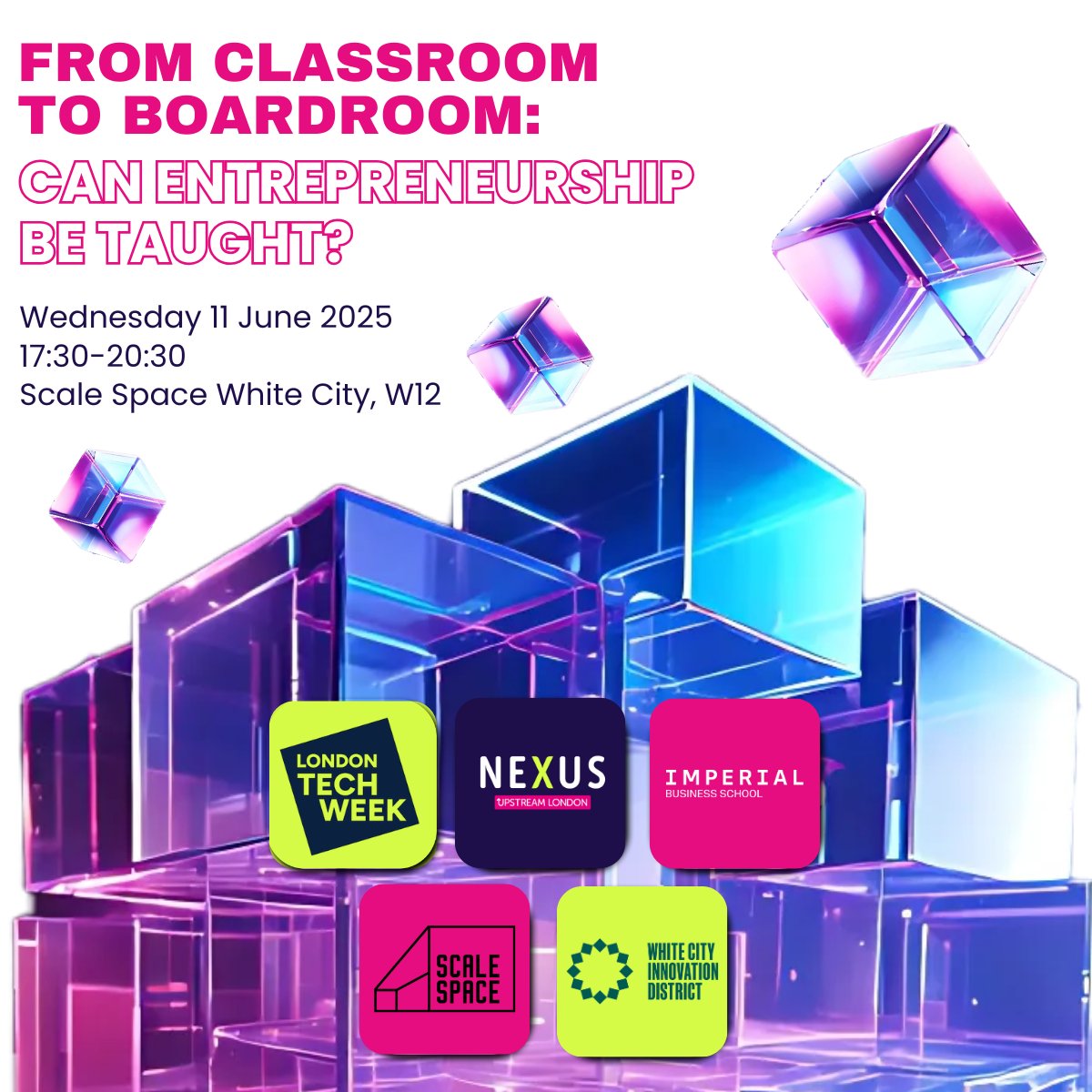 Blenheim Chalcot (@blenheimchalcot) on Twitter photo 🚀Can entrepreneurship really be taught – or are you born with it?
Join <a href="/HelloUpstream/">Nexus Upstream London</a> and <a href="/ImperialBiz/">Imperial Business School</a> this London Tech Week for an evening of bold ideas, real stories, and future-shaping innovation!
Secure your spot👉eventbrite.co.uk/e/can-entrepre…
#LondonTechWeek #StartupLife 🚀Can entrepreneurship really be taught – or are you born with it?
Join <a href="/HelloUpstream/">Nexus Upstream London</a> and <a href="/ImperialBiz/">Imperial Business School</a> this London Tech Week for an evening of bold ideas, real stories, and future-shaping innovation!
Secure your spot👉eventbrite.co.uk/e/can-entrepre…
#LondonTechWeek #StartupLife