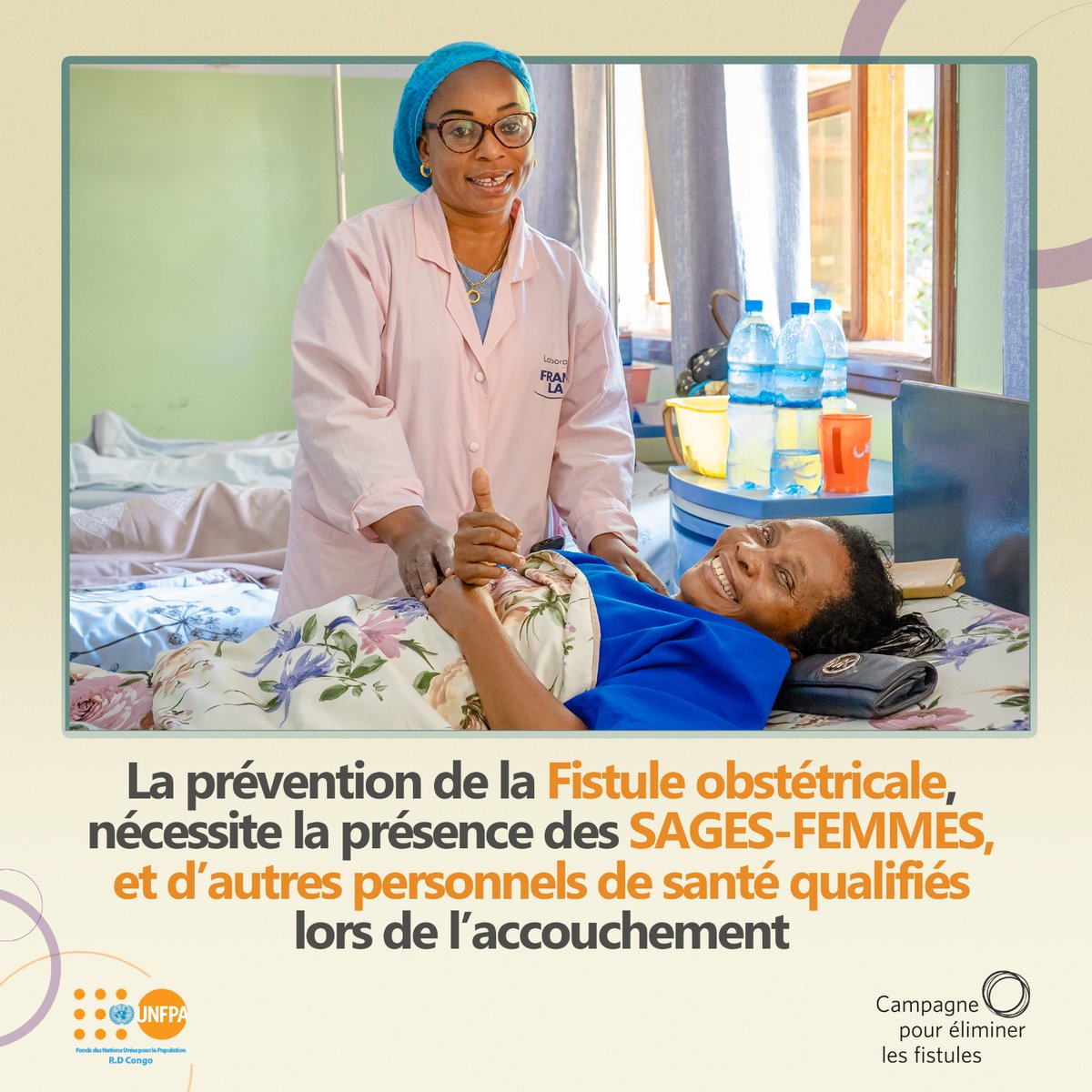 La présence d'un personnel de santé qualifié au cours de la grossesse et pendant  l'accouchement est essentielle pour prévenir la fistule obstétricale.

#EndFistulaNow #SantéPourToutes #FistuleObstétricale