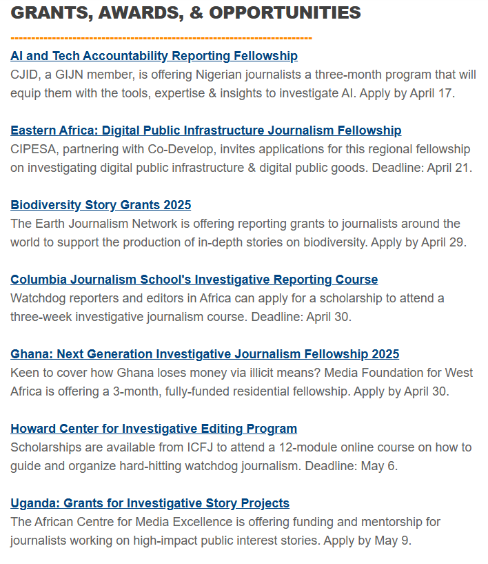 GIJN Africa tweet media