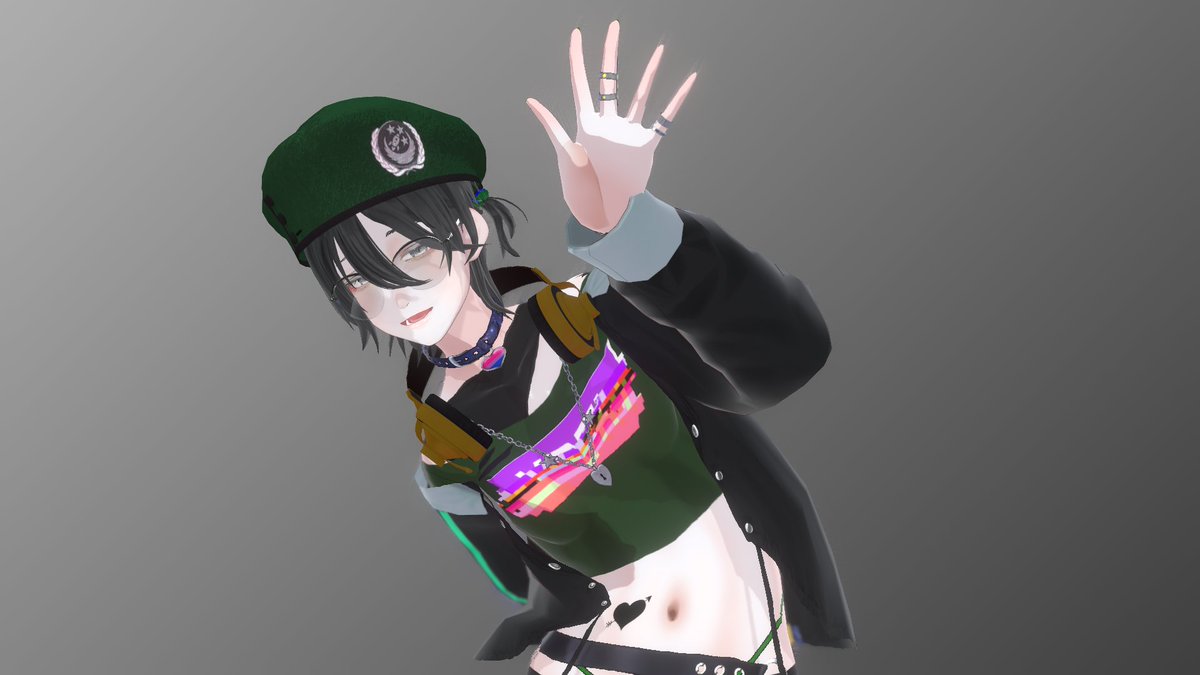 NeoColonel_N's tweet photo. メインアバター弄ってたついでに、サブアバターの黒髪男子も服装新しくしてみた。
ベレーとヘッドホンはいつものRXFactoryさんとこのやつ。
#VRoid #VRoidファッション #うちの子 #RXFactory https://t.co/jTMYvOmAjf