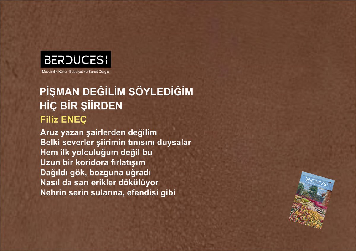 Berdücesi Dergisi (@berducesid) on Twitter photo Berdücesi Bahar sayısından...
<a href="/BerducesiD/">Berdücesi Dergisi</a>
<a href="/filiz_Enec/">Filiz Eneç 🇹🇷🇵🇸</a>
<a href="/buyuksehirkm/">Kahramanmaraş Büyükşehir</a> Berdücesi Bahar sayısından...
<a href="/BerducesiD/">Berdücesi Dergisi</a>
<a href="/filiz_Enec/">Filiz Eneç 🇹🇷🇵🇸</a>
<a href="/buyuksehirkm/">Kahramanmaraş Büyükşehir</a>
