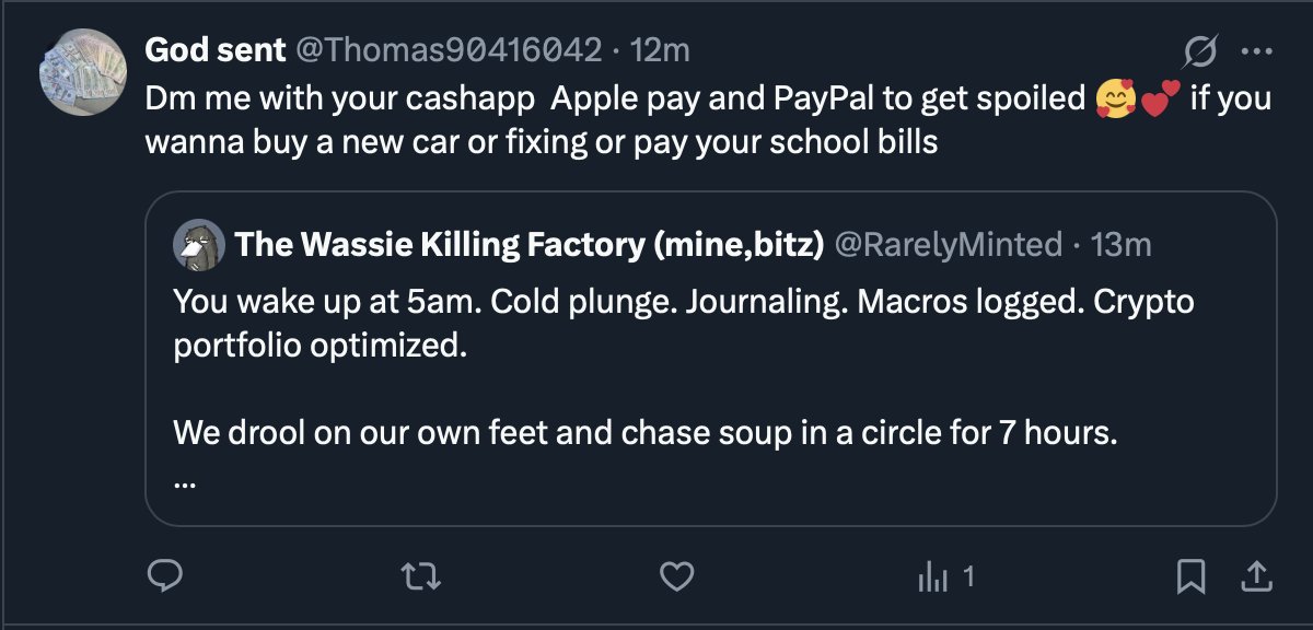 RarelyMinted's tweet image. Wassie sugar daddy simps now a thing?