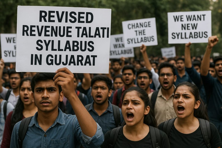 #Revised_Revenue_Talati_Syllabus હમણાંજ જાહેર થયેલી ગૌણ સેવા ની મદદનીશઇજનેરનીજગ્યાઓજેમાં દર મહિને 49000 પગાર છે તો પણ તેમાં ફકત ને ફક્ત MCQ જ અને એક જ પરીક્ષા છે.અને એક ખાલી 1900 ગ્રેડ પે અને પગાર 26000  અને એમાં પ્રિલિમ અને મેન્સ  અને મેન્સ mcq પણ નહિ  શું ગૌણસેવા આનો કોઈ