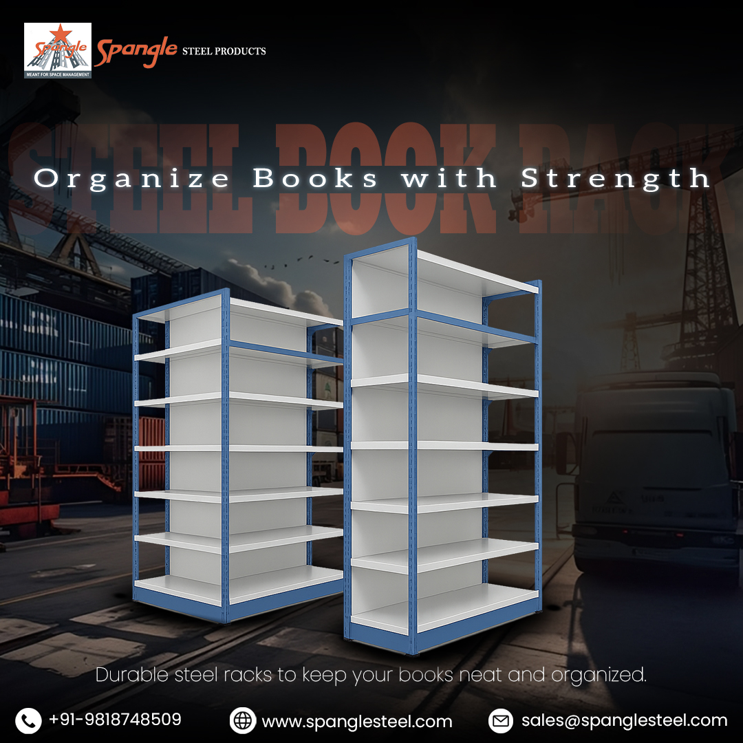 spanglesteel's tweet image. Smarter storage starts with Spangle Steel! 🛠️ Strong, stylish &amp;amp; space-saving steel racks for every need. 💪
-
𝗙𝗲𝗲𝗹 𝗳𝗿𝗲𝗲 𝘁𝗼 𝗴𝗲𝘁 𝗶𝗻 𝘁𝗼𝘂𝗰𝗵
📞 +91-9818748509
🌐 spanglesteel.com
-
#SpangleSteel #SteelRacks #StorageSolutions