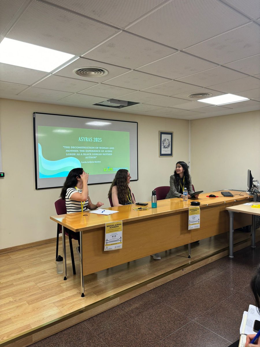 asyrasinfo's tweet photo. 📚 Lucía Aréjula Muñoz has presented “The deconstruction of woman and mother: the experience of Audre Lorde as a black lesbian author” https://t.co/IPn875AKPb