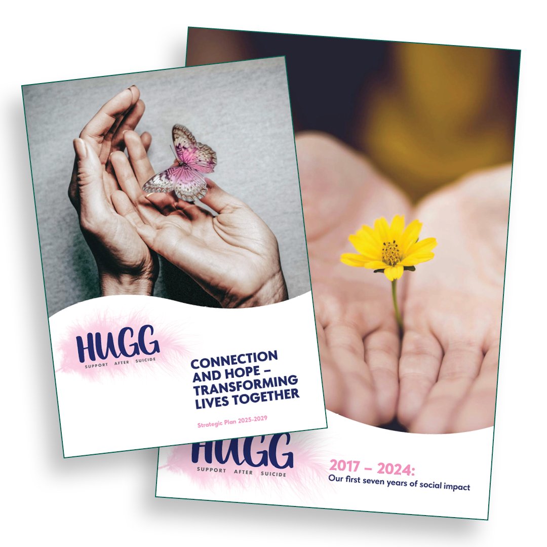 NOSPIreland's tweet image. “An Ireland where those bereaved by suicide find support, hope and are free from stigma.”
This week @HUGGIreland officially launched their Strategic Plan to 2029. They also showcased their first seven years of social impact, since 2017.
Read more and download both reports at…