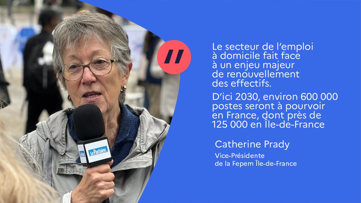 Pour répondre aux besoins croissants du secteur de l'emploi à domicile, la <a href="/FEPEM_IDF/">Fepem Île-de-France</a> mise sur l'inclusion

🗣️ Catherine Prady, vice-présidente de la Fepem IDF, présente un dispositif visant à faire de ce secteur un levier d’inclusion durable

🔗 tinyurl.com/3td6vdk4