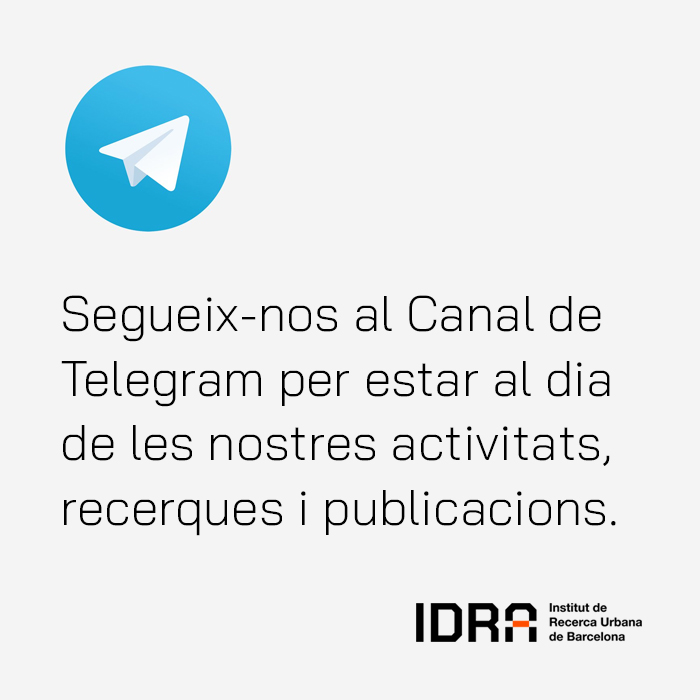 Vols estar al dia de les nostres activitats i publicacions?

📲T'esperem al canal de Telegram de l'IDRA:
t.me/IDRAbcn