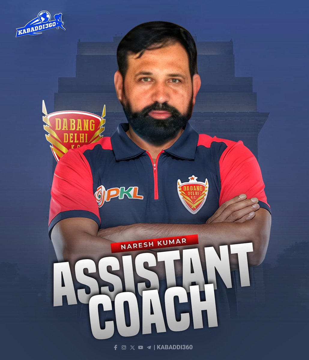 Kabaddi_360's tweet image. After successful campaign with Central railway, Coach Naresh Kumar gets entry in PKL &amp;amp; he is the new Assistant Coach of Dabang Delhi KC for PKL season 12
.
.
#nareshkumar #pklcoach
#dabangdelhikc 
#prokabaddi #pklseason12 
#kabaddi360