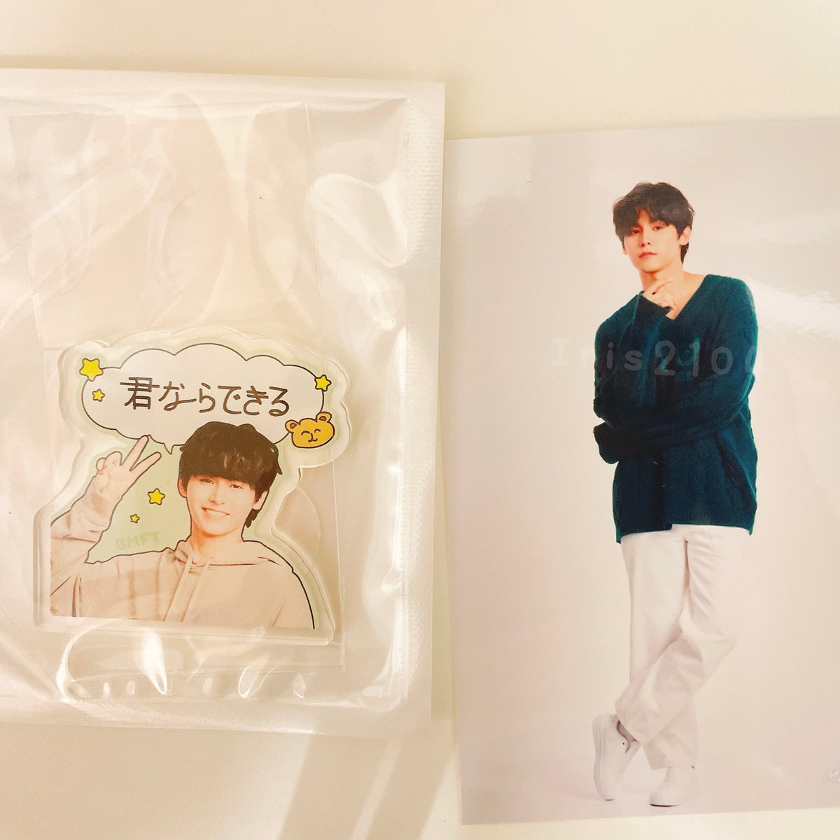 Tu421tu_Iris's tweet photo. #BMFT さんからJaくんイベントの報酬が来ました✨
今回は少しだけど(皆が強かった😅)、Jaくんの写真やアクリルステッカーを貰えて嬉しいです🐻💚
ありがとうございました😊
#JaPhachara #TeddyJa
#จาพชร #HoneyJa https://t.co/k1Nx90ptqu