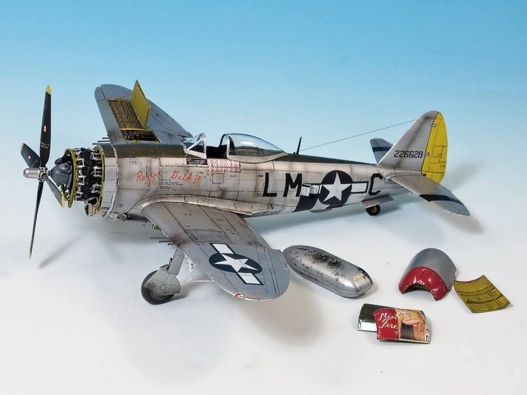 ModelingDutchmn's tweet image. MiniArt Models scale 1/48 P-47D-25RE Thunderbolt by Mike W Models