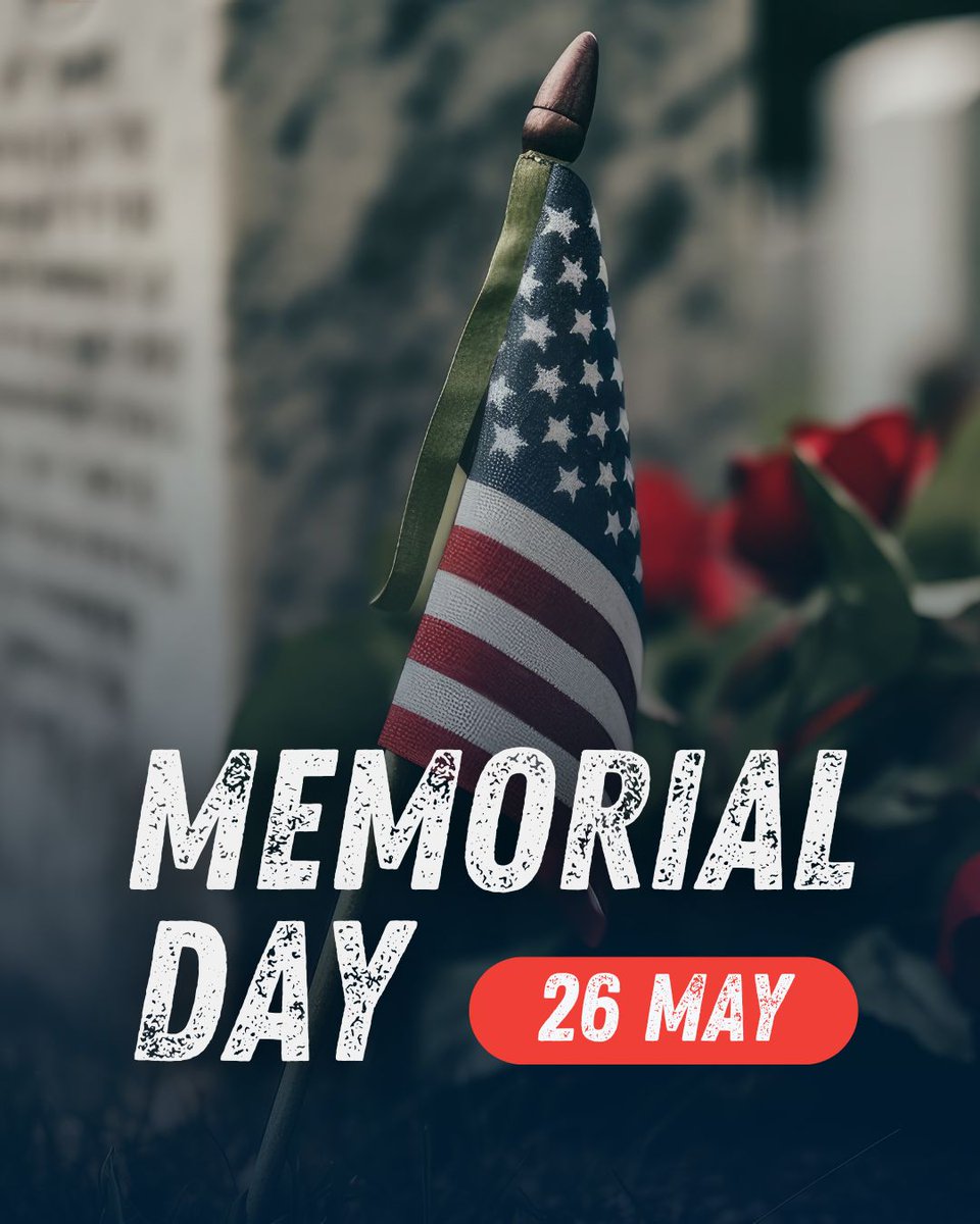 CMITSWJax's tweet photo. Honoring our heroes this Memorial Day. 🇺🇸 Our office will be closed Monday, May 26th. Wishing you a safe and meaningful weekend from CMIT Solutions. https://t.co/FOASpgJPTu