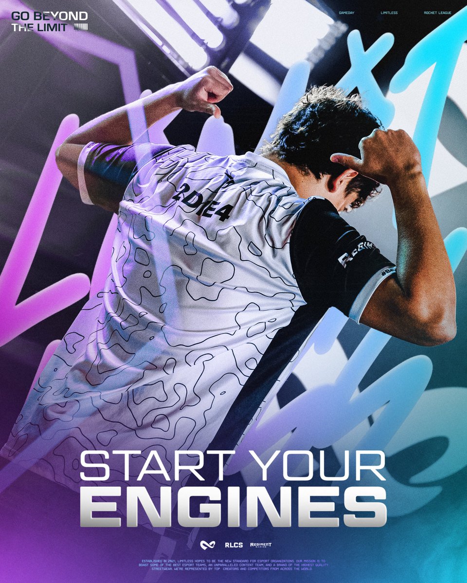 Limitless ∞ (@gglimitless) on Twitter photo Game Day🤩
We play <a href="/CosmiCoGG/">CosmiCo Esports</a> in the first round of groups!
🎙️<a href="/BepicCasts/">MrBepic</a>
📺twitch.tv/gglimitlesslive
<a href="/RLEsports/">Rocket League Esports</a> | <a href="/RegimentGG/">REGIMENT 🇺🇸</a> Game Day🤩
We play <a href="/CosmiCoGG/">CosmiCo Esports</a> in the first round of groups!
🎙️<a href="/BepicCasts/">MrBepic</a>
📺twitch.tv/gglimitlesslive
<a href="/RLEsports/">Rocket League Esports</a> | <a href="/RegimentGG/">REGIMENT 🇺🇸</a>
