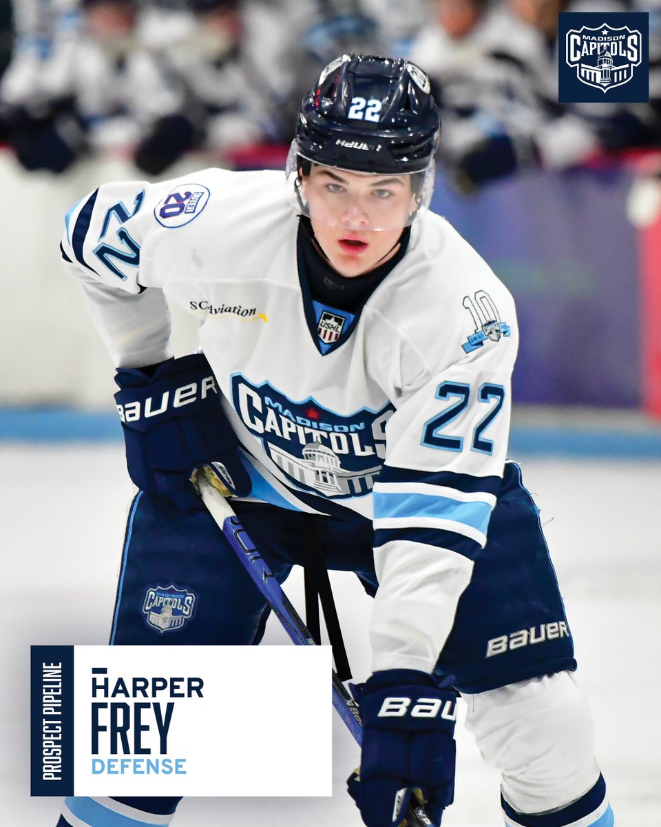 We met our Draft Class earlier in May. Now, you'll get to meet other prospects leading up to our camps. Today, we focus on Harper Frey who spent the season with the Wisconsin Windigo. He registered 32 points in 57 games helping lead the Windigo to the Robertson Cup. Frey has