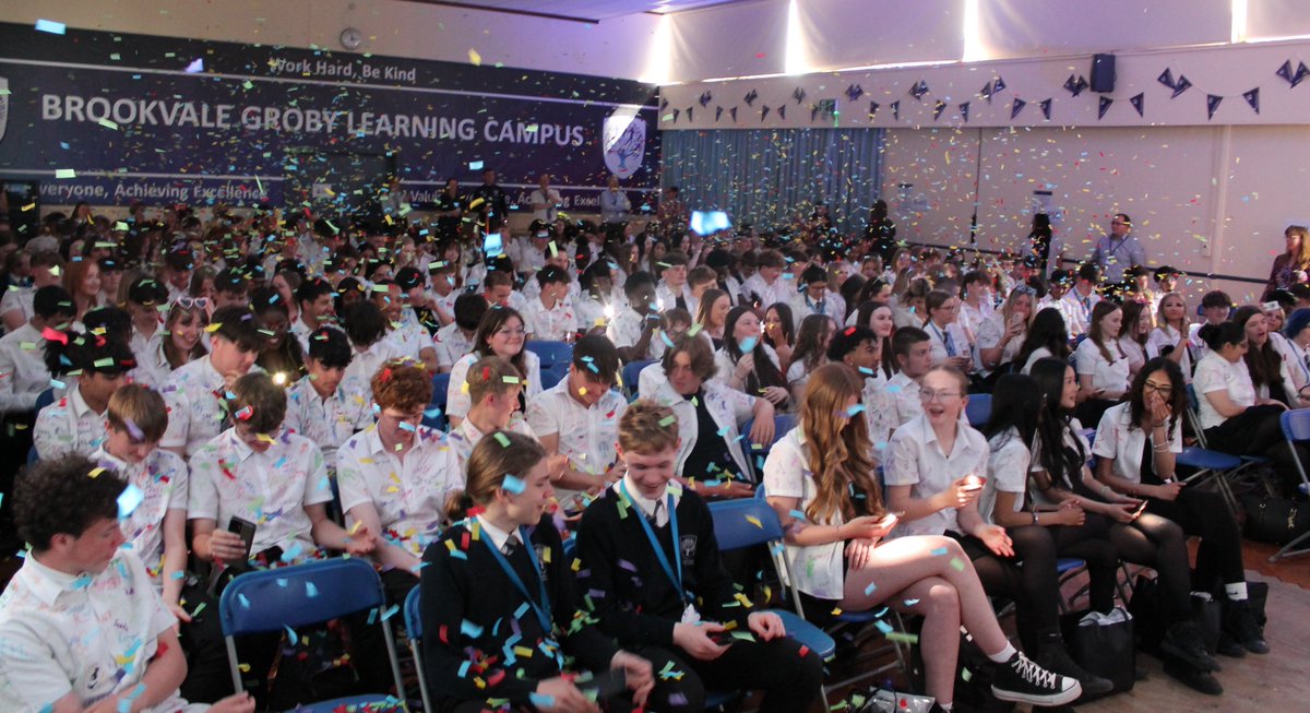 BrookvaleGroby's tweet photo. Today, we celebrate our Year 11 class of 2025! You have all been amazing. We look forward to seeing some of you next year joining us for Post 16, and to the rest of you, we wish you the best of luck! https://t.co/dM2UypZtj2