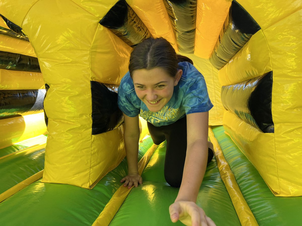 CharlesMotter's tweet photo. Had a blast working through the obstacles today during the @cms_dukes field day @CuCPS ! Celebration snow cones were a must! #LastDay2025 #SummerCountdown #WeAreCuCPS https://t.co/3axODGu5y2