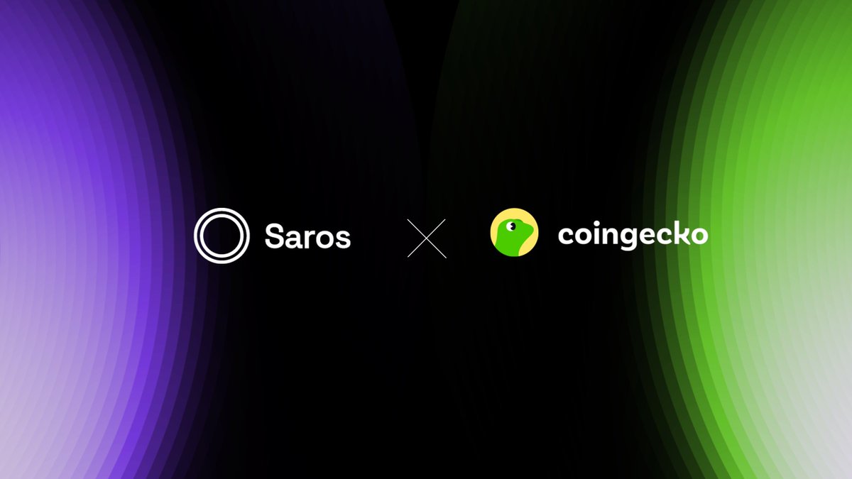 saros_xyz's tweet photo. Saros AMM DEX is NOW live on @coingecko! 🦎

You can now track our volume, liquidity, and on-chain trust - all in one place.

Check it out:
https://t.co/TgPdWN4Qll