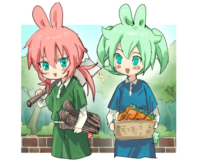 ウサギ族はキュートで逞しい一族である