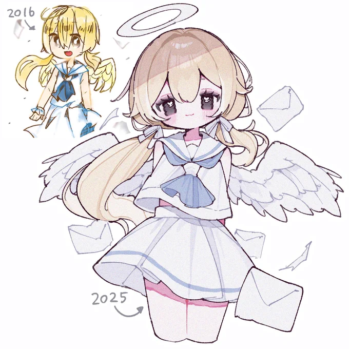 約10年前に描いたオリキャラを描いてみました