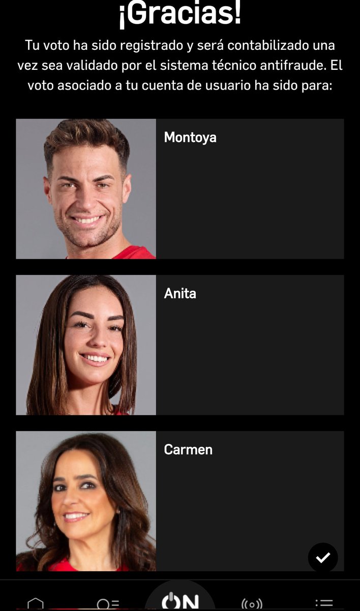 MoflyMiota's tweet photo. JAMÁS JAMÁS JAMÁS me imaginé haciendo esto, pero... Voto para salvar a Carmen para que se largue uno de la parejita patética 

#SVGala12 #Supervivientes2025 #Supervivientes22M #Supervivientes23M https://t.co/aSf4yrvWEi
