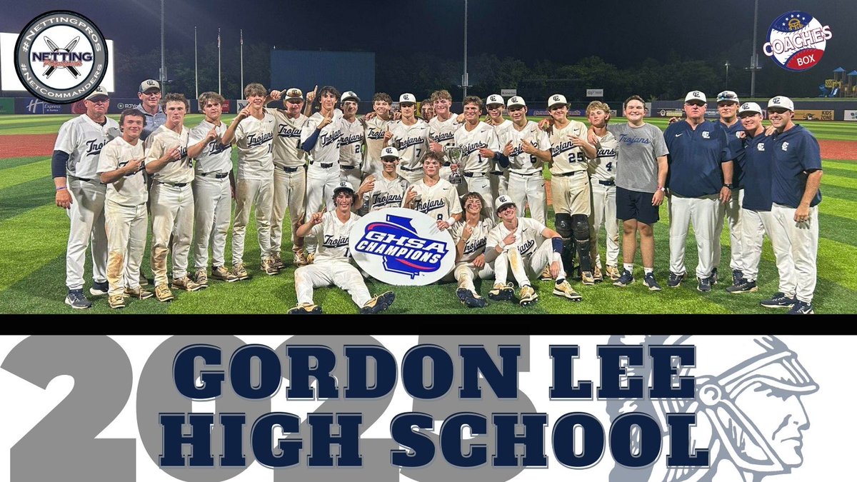 Coaches Box Georgia (@thecoachesboxga) on Twitter photo 🏆Class A-Division I State Champions🏆
Congratulations to the Gordon Lee Trojans for winning the 2025 Class A-Division I Baseball State Championship powered by <a href="/NettingPros/">Netting Professionals 🏟️</a> 🏆Class A-Division I State Champions🏆
Congratulations to the Gordon Lee Trojans for winning the 2025 Class A-Division I Baseball State Championship powered by <a href="/NettingPros/">Netting Professionals 🏟️</a>