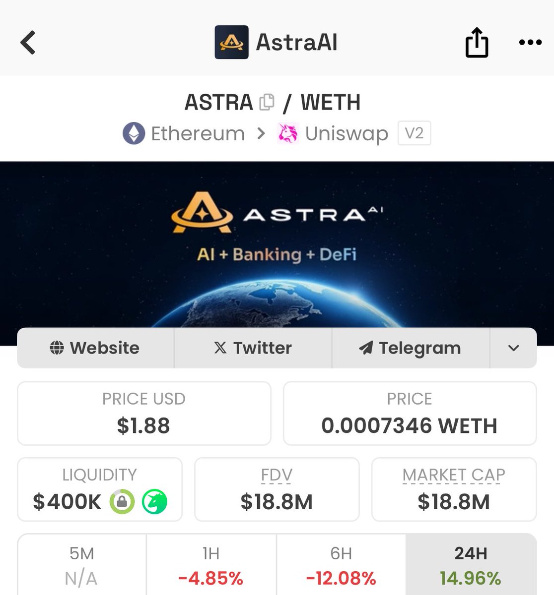 $SOL reclaims $1.8 , we teleport to $5 and more 

Up 14% on the day 🚀🚀🚀<a href="/AstraLabs_Inc/">AstraLabs Inc.</a> 

Newest partnership with <a href="/syntorai/">syntor</a>