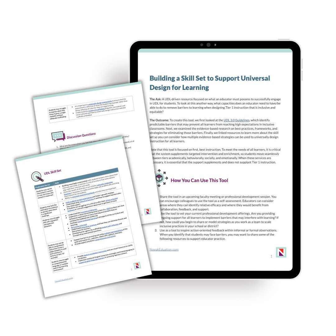 We’ve had so many educators asking for UDL-driven resources that clarify what skills and mindsets are essential to remove barriers to learning and design inclusive instruction.

So, we created a self-assessment tool just for that!
Get your copy hubs.la/Q03nXhJ80