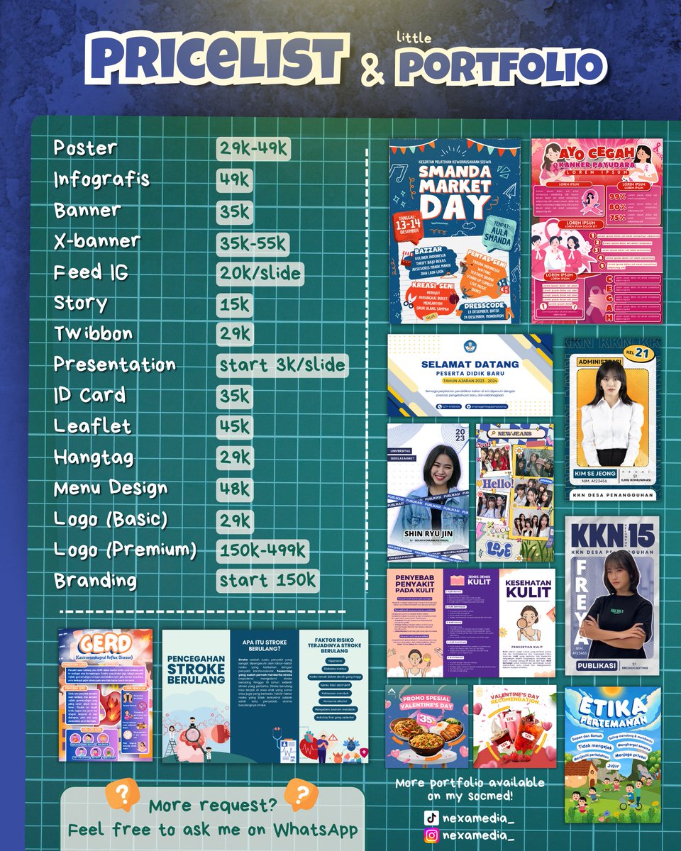 chan || JASA DESAIN GRAFIS tweet media