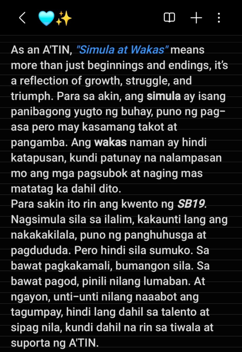 marose0721's tweet photo. @sb19echoes ○ What does "Simula at Wakas" means to you?
— I apologized kasi hindi ko keri i-explain ng one sentence 🤣 but here's my entry 👇🏻🩵
#300forSaW #SaWBest100Entries #SB19 #SimulaAtWakas #SB19_SimulaAtWakas #SB19SaW #SimulaAtWakas_WorldTourKickOff https://t.co/shV4CLUOjA