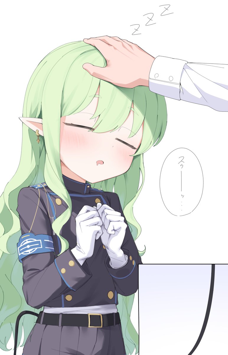 ヘイロー消し忘れてました!!すいません🙇

修正版&寝たふり版 