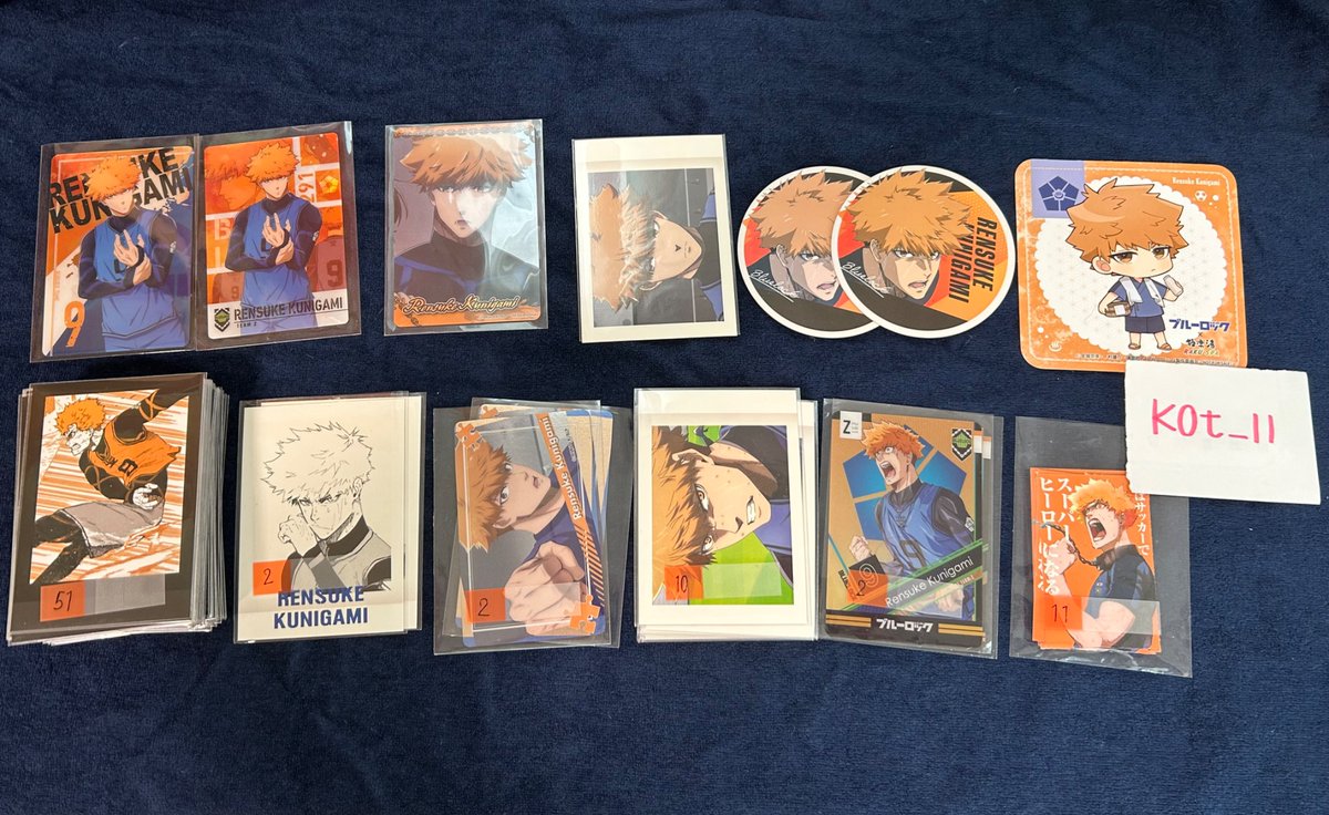 k0t_11's tweet photo. 國神錬介　ブルーロック　譲渡　交換

譲￤画像のグッズ
求￤～定価

カード類下段は複数枚あるので付箋に書いてある枚数をご確認ください。

◇纏めての方優先

お値段はお迎えしてくださる個数などと合わせて検討したいのでお求めのものをリプしてください👇🏻

お声がけお待ちしております🌷 https://t.co/l1FXeRaX1Q