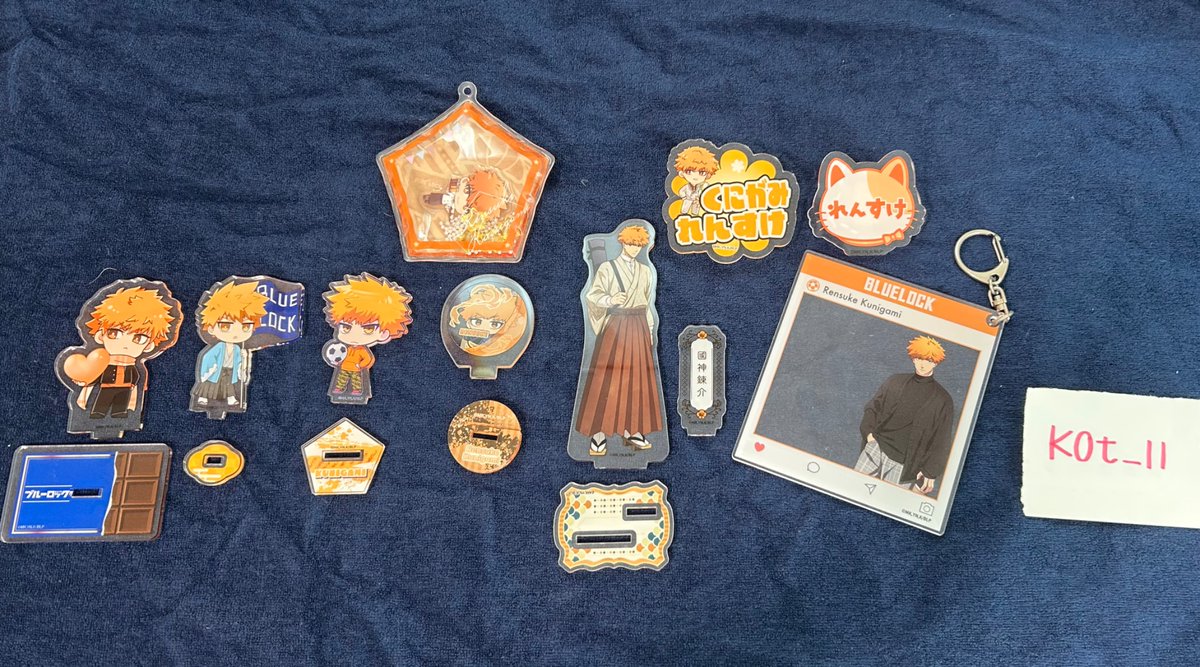 k0t_11's tweet photo. 國神錬介　ブルーロック　譲渡　交換

譲￤画像のグッズ
求￤～定価

カード類下段は複数枚あるので付箋に書いてある枚数をご確認ください。

◇纏めての方優先

お値段はお迎えしてくださる個数などと合わせて検討したいのでお求めのものをリプしてください👇🏻

お声がけお待ちしております🌷 https://t.co/l1FXeRaX1Q