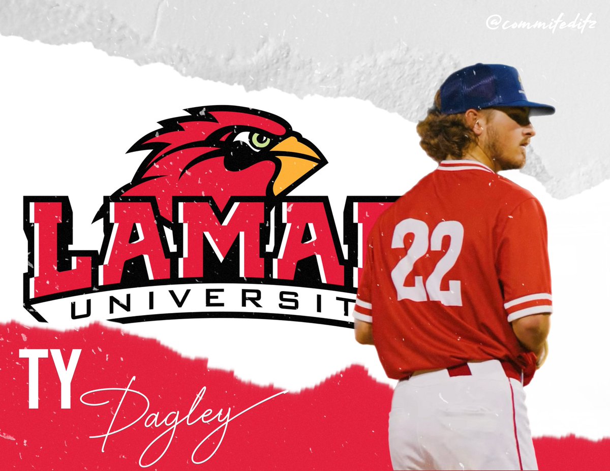 Ty Dagley (@dagley_ty) on Twitter photo Blessed to announce that I’ll be committing to play at Lamar University.
<a href="/treyporras/">Trey Porras</a> <a href="/TheRWatkins/">Ricky Watkins</a> <a href="/MichaelHMolina3/">Michael Molina</a> <a href="/Andrew_Ryan_26/">Andrew Hernandez</a> Blessed to announce that I’ll be committing to play at Lamar University.
<a href="/treyporras/">Trey Porras</a> <a href="/TheRWatkins/">Ricky Watkins</a> <a href="/MichaelHMolina3/">Michael Molina</a> <a href="/Andrew_Ryan_26/">Andrew Hernandez</a>
