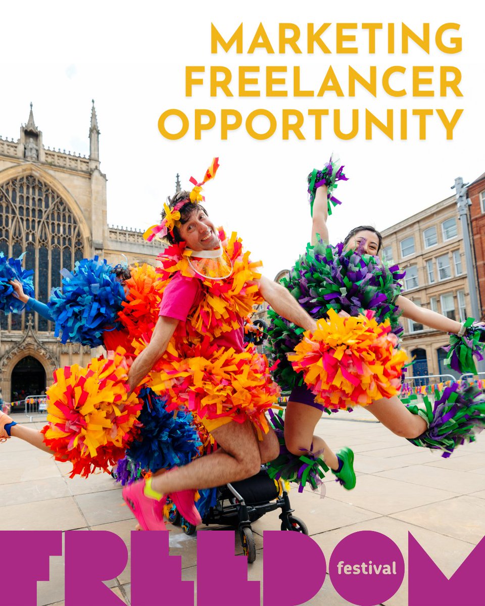 FreedomFestHull's tweet image. Want to market our festival? We're looking for a Marketing Freelancer to deliver a dynamic and high-impact marketing campaign for our annual Freedom Festival. Deadline for applications is 11:59pm, Sunday 8th June. Check out our job pack: freedomfestival.co.uk/opportunities/…