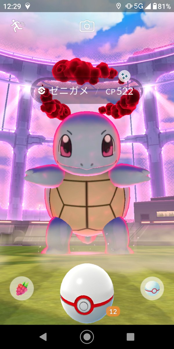 aliszero12's tweet photo. ダイマックスゼニガメが光りましたぁ～
タスクをクリアするためにあまり気が乗らなかったのですが…光ってビックリっす
　また、ジグザグマが初めての１００でしたぁ～
モンボ社長ありがとう https://t.co/Tt1Axvhqh2