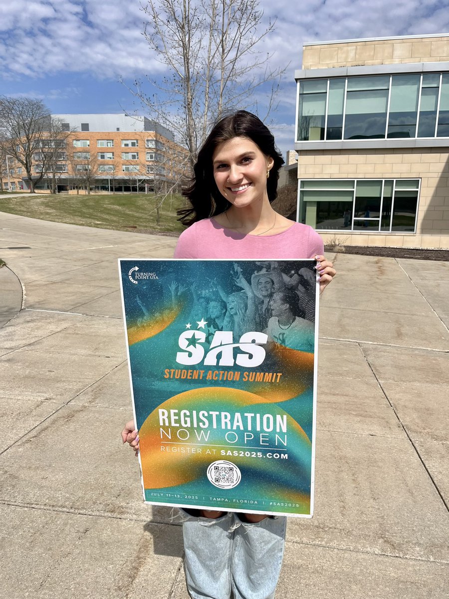 MarissaMahacek's tweet image. Join us for the @TPUSA event of the summer!
The Student Action Summit is this July 11-13 in Tampa, FL!☀️🏖️
Come hear from @charliekirk11 @TuckerCarlson @DonaldJTrumpJr @L_A_Baker and MORE incredible speakers🔥
Register today at SAS2025.com 🇺🇸🌊🌴