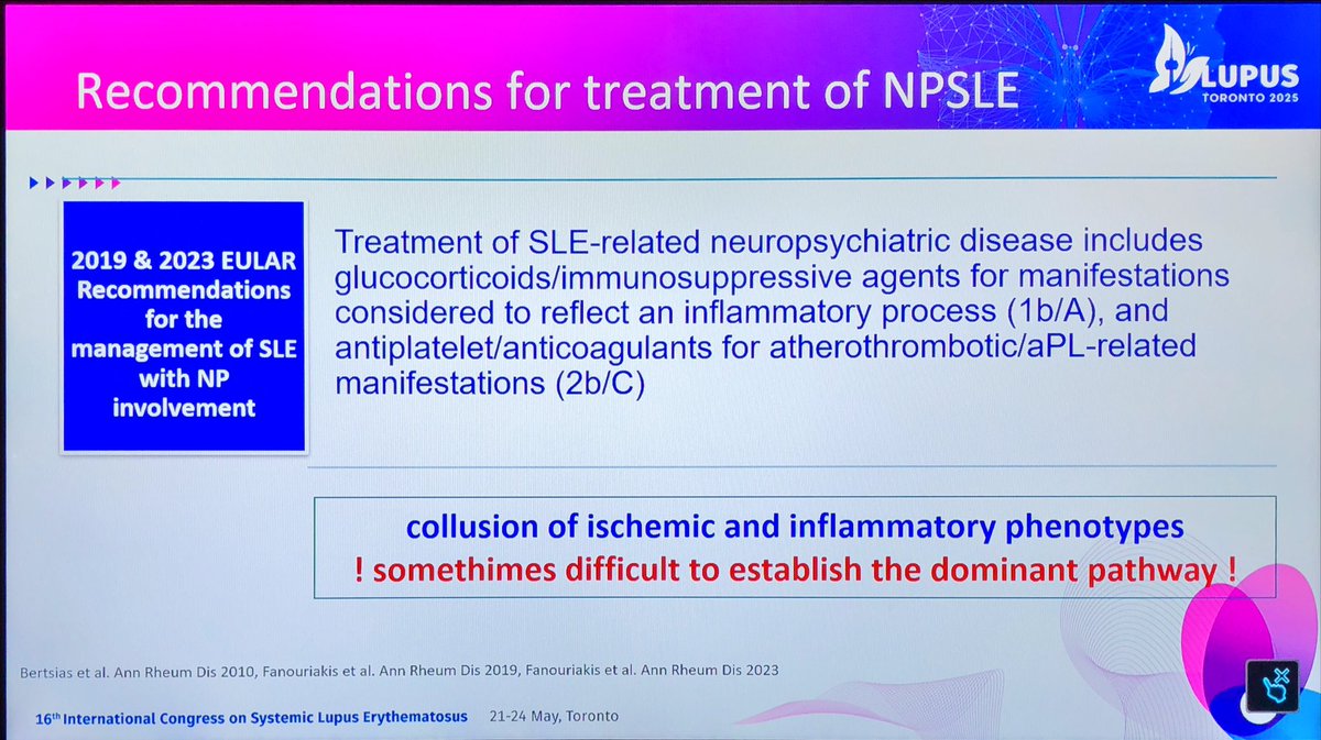 Janetbirdope's tweet photo. ‘It’s #Lupus, it’s all in your head!’

➡️ Some patients with #SLE have heard this from others 

At #LUPUS2025 in a packed session on #CNS lupus 

#Dx is tricky 

40% of #neuropsychiatric lupus have NEGATIVE #brain #MRI

👇r/o 
infarct/bleed
Infection 

Rx #steroids 

@RheumNow https://t.co/yU1olg0uZU