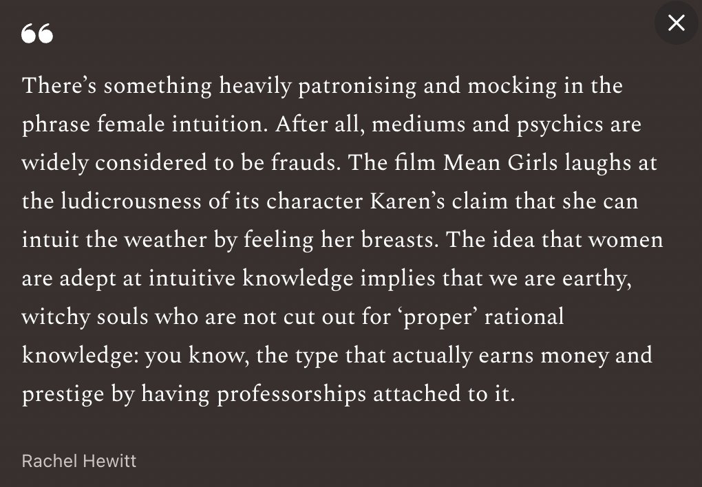 Intuition is not the preserve of mystical women; it's a part of everyday human perception. But I think it can be hard for women to trust our intuition when something's ‘off’ with a situation, relationship or man. I write about why that is, and offer a practical exercise to help.