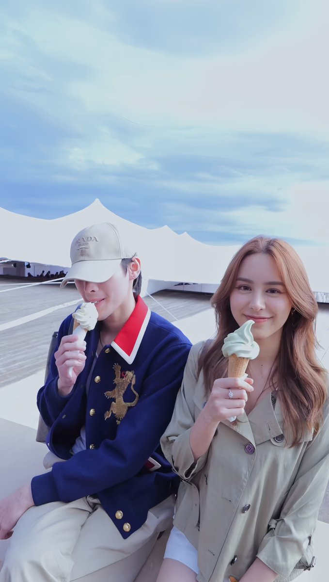 KPP_49's tweet photo. enjoy happy time before it melts~🍦💖 
#เก้าพีพี #KAOPP https://t.co/tW7EgXaXxT