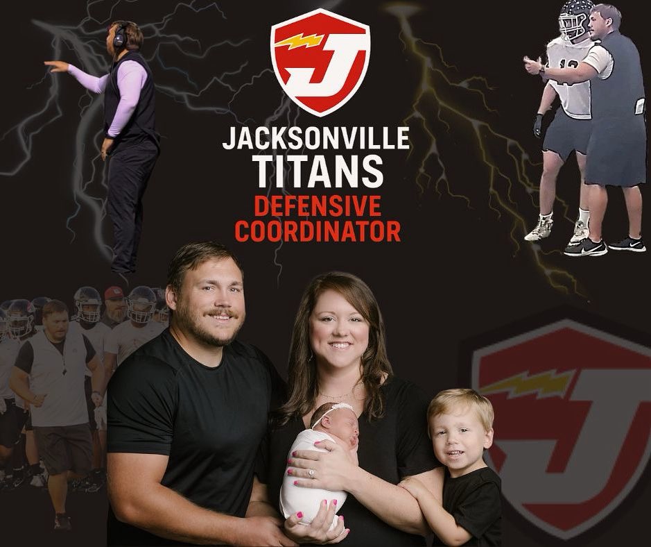 Hunter Vincent, Ed. S. (@coachvincentwh) on Twitter photo Very Excited to announce that I have accepted the position of Defensive Coordinator with the Jacksonville Titans! Let’s Go! <a href="/JvilleTitanFB1/">@JvilleTitanFB</a> <a href="/CRSportsLive/">Coach Reggie Swinton</a> Very Excited to announce that I have accepted the position of Defensive Coordinator with the Jacksonville Titans! Let’s Go! <a href="/JvilleTitanFB1/">@JvilleTitanFB</a> <a href="/CRSportsLive/">Coach Reggie Swinton</a>